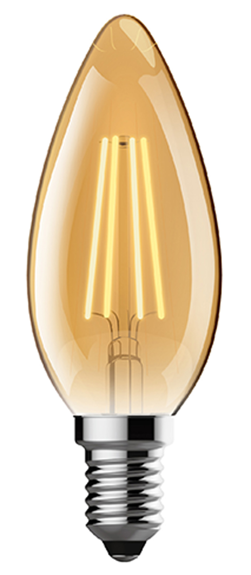 763421133  Value Vintage LED Candle E14 4W 2200K 330lm